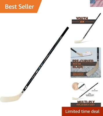 Official NHL Kids Street Hockey Stick - Lightweight 40'' for Right/Left Handed