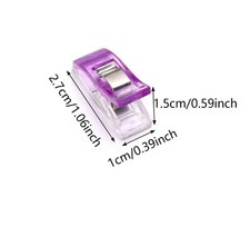 50pcs Colorful Sewing Clips, Multipurpose Craft  Knitting Binding Clips