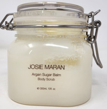 Josie Maran Argan Sugar Balm Body Scrub Hippie Beach 10 oz / 300 ml New