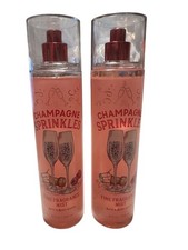 2 NEW BATH BODY WORKS CHAMPAGNE SPRINKLES FINE FRAGRANCE MIST BODY SPRAY 8OZ