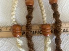 Vintage 1980’s Macrame Plant Hanger - Handmade - Off White & Brown  — photo 5