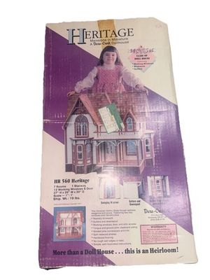 #ad #ad BRAND NEW HERITAGE HR 560 VICTORIAN MANSION DOLLHOUSE DURA CRAFT VINTAGE 1991 $275.00