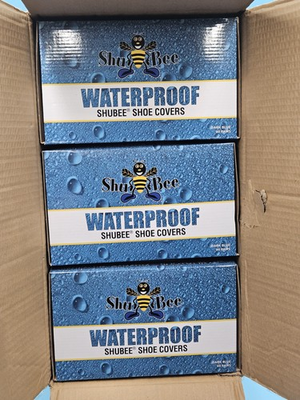#ad #ad Shoe Covers Waterproof ShuBee 40 Pair DARK BLUE Construction House Cleaning PPE $109.00