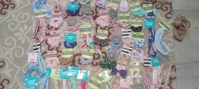 Hair Acc. mixed lot 200+ items. Headband, claw clips, scrunchie, barrette & More