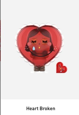   100% Authentic, HEART BROKEN, Crybaby Crying Again Series   Figurine