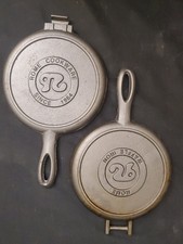 Rome Cookware Cast Pie Iron Waffle Maker 6.5" by Camping Stovetop