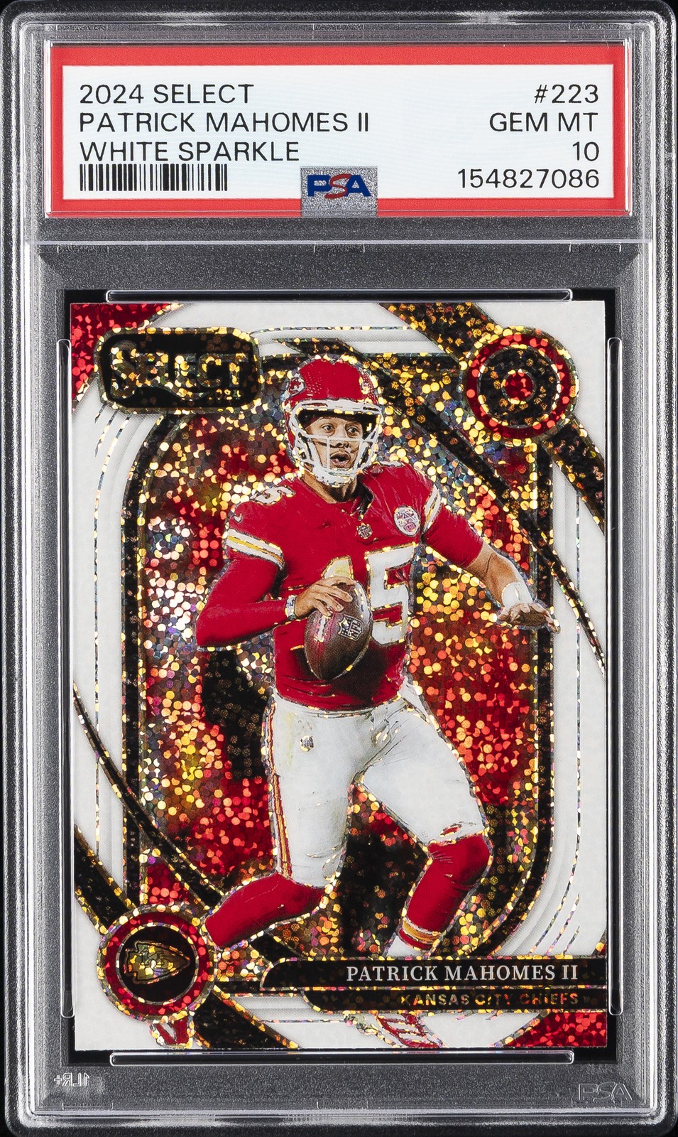 2024 PANINI SELECT WHITE SPARKLE #223 PATRICK MAHOMES II PSA 10