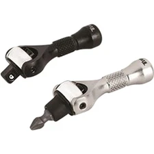 2 pc. 1/4 in. Drive Nano Ratchet and Ratcheting Bit Driver Set TTN-11332 New!