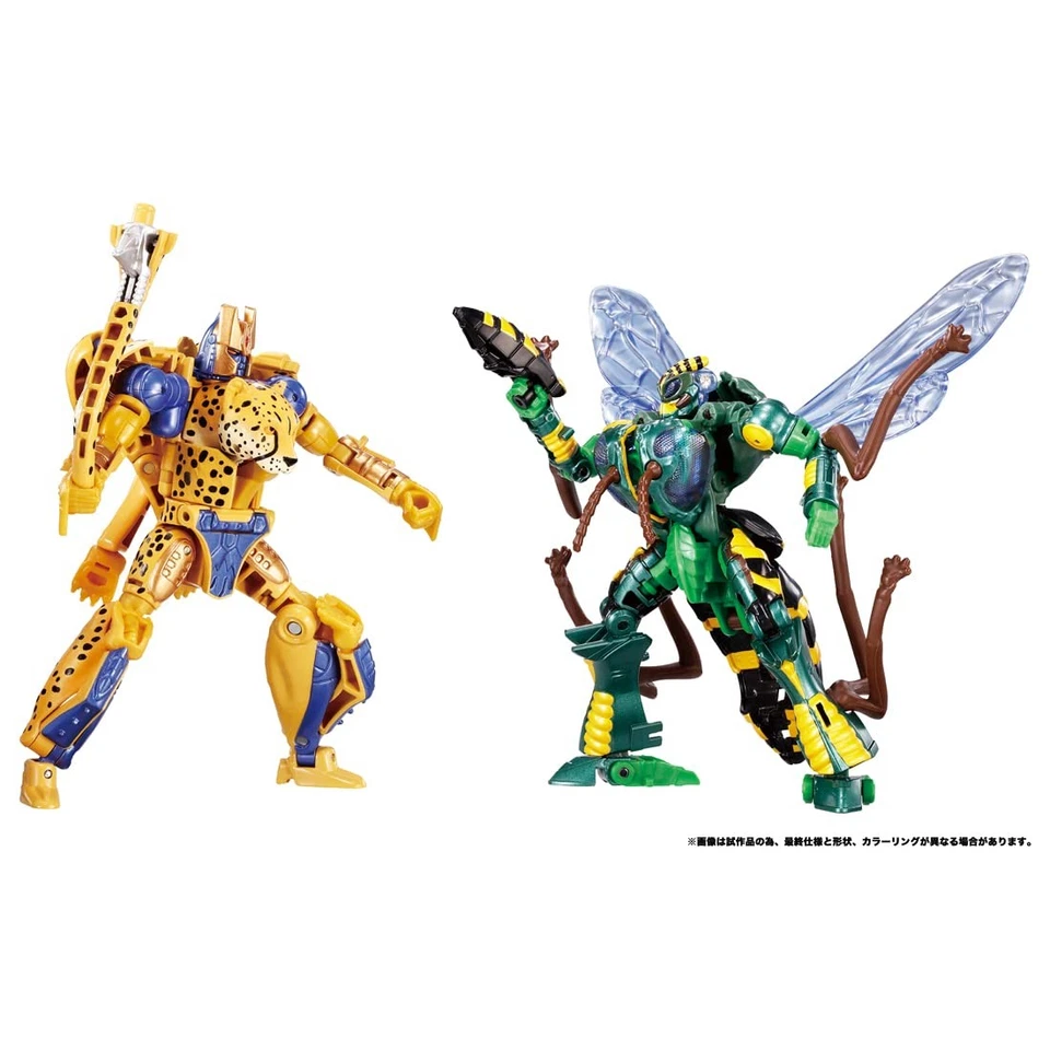 TAKARA TOMY TRANSFORMERS BEAST WARS CHEETUS & WASPINATOR New from Japan - Image 2 of 4