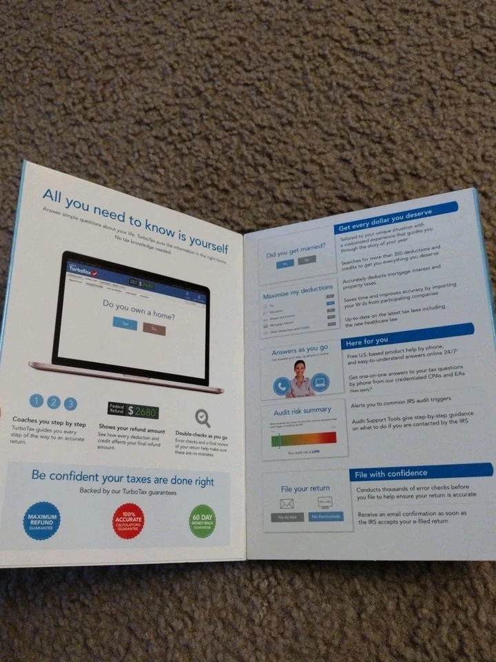 TurboTax deluxe 2014 federal and STATE. - Image 4 of 4