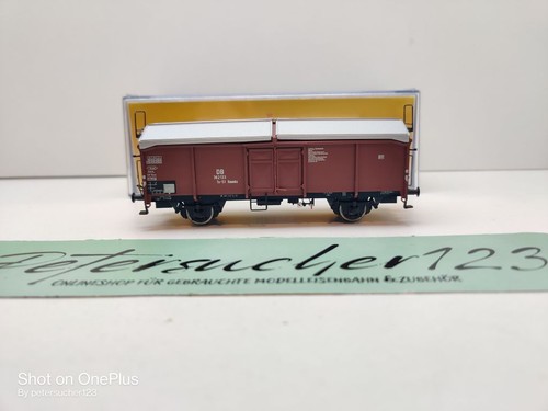 Brawa H0 DC 48627 Gedeckter Güterwagen / Ts-51 Kmmks / NEM / DB / OVP | Zustand: Gebraucht