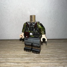 The Minifig Co / TMC WW2 Palm Leaf Camo Custom Printed Lego Minifigure