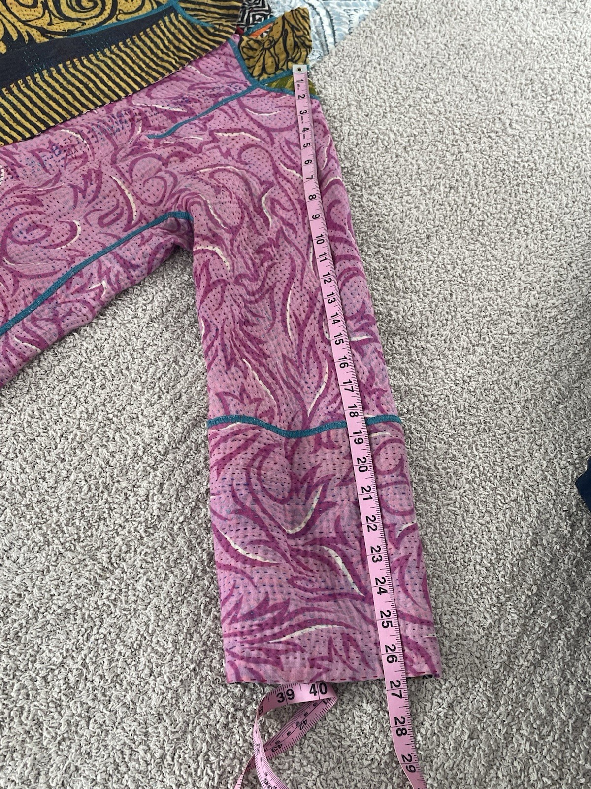 Boho Patchwork Jacket Mieko Mintz M | Kantha Quil… - image 18