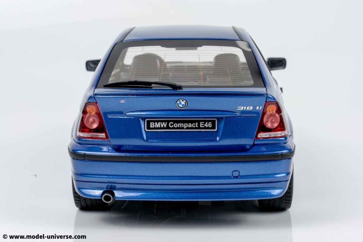 Otto Mobile - 1:18 BMW E46 318 TI Compact Estoril Blue 2002