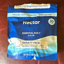 Nectar Daily Calm Variety Pack Powder 30 Sticks Magnesium Glycinate