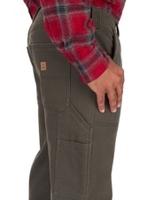 Coleman Men's Fleece Lined Bonded Utility Pants - 34 X 34 Beluga Color NEW