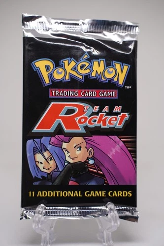 Pokémon Team Rocket Unlimited Booster Pack Factory Sealed WOTC 2000 Vintage TCG