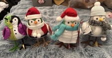 Featherly Friends Fabric Birds Target From 2019-2021 , 3 Tagged , Set of 4