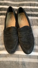 COLLECTION BY CLARKS Ultimate COMFORT BLACK SUEDE WOMENS SLIP ON SHOES SIZE 8