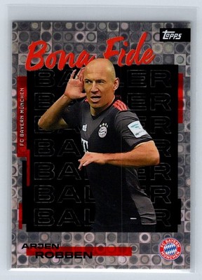 2025-26 Topps FC Bayern München Team Set Halo Bona Fide BB-1 Arjen Robben