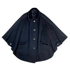 Vintage 50s Victorian Wool Capelet - OS