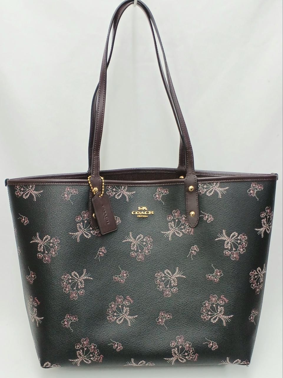 COACH Black Tote Bag F78283 Authentic Japan Import