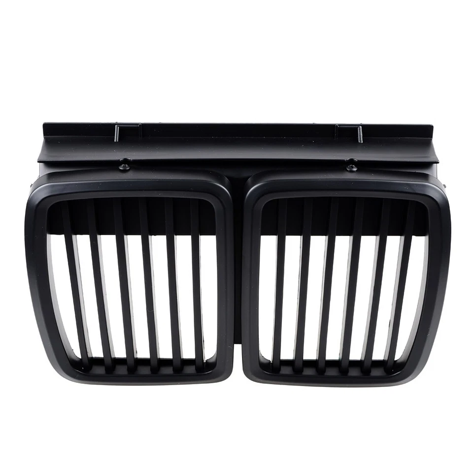 For 1982-1994 BMW E30 318i 325i 325e Front Hood Grille Kidney Grill Matte Black Foto 4 de 4