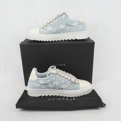 Numeris Men's Atelier In Vintage Denim With Cream Laces Size EU 40 (981717)
