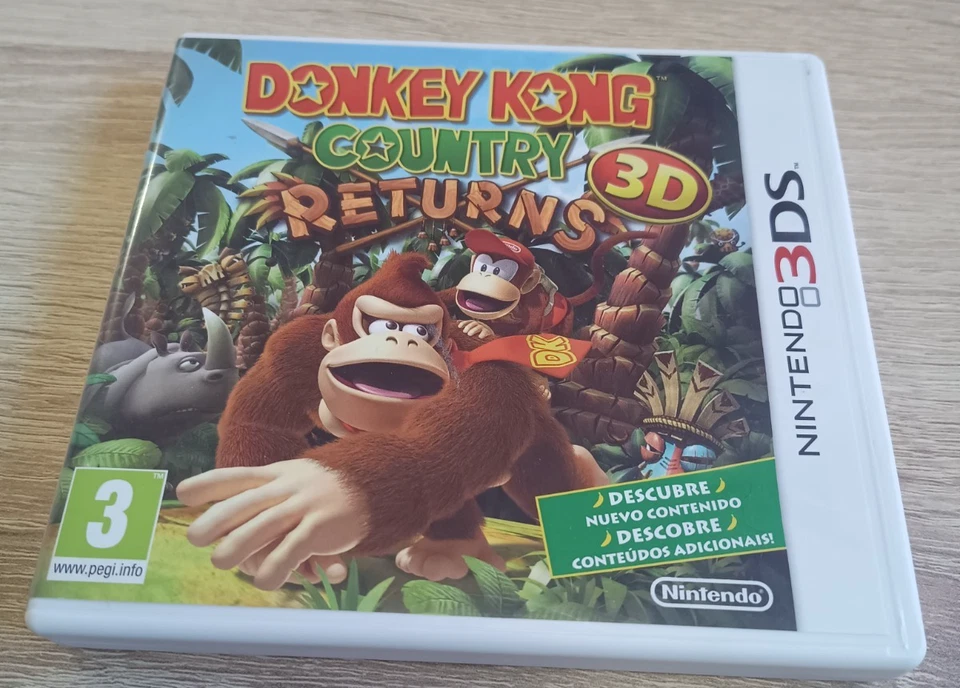 Donkey Kong Country Returns 3D NINTENDO 3DS pal españa completo, foto 1 de 4