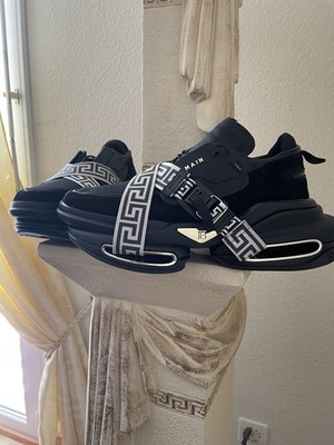 Balmain Sneaker B Bold Low Top Gr 46 Schwarz Gold statt 600 eur