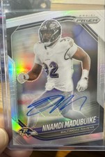 2025 Panini Prizm - Justin Madubuike #22 Silver Prizm Autographs (AU)