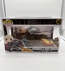 Funko Pop! Game of Thrones Daenerys Riding Fiery Dragon Vinyl Figure#68 Damaged