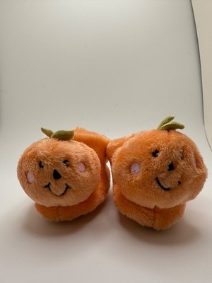 Izzy & Oliver New With TagsBaby Pumpkin Super Soft Booties Slippers 0-12 Infant 