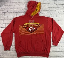 Vintage '94 KC Kansas City Chiefs NFL Sweatshirt Hoodie Mens XL