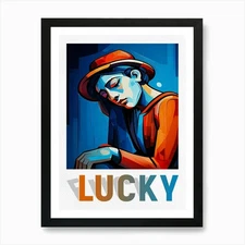 Pop art Woman Art Print Framed Wall Art Poster Canvas Print Picture