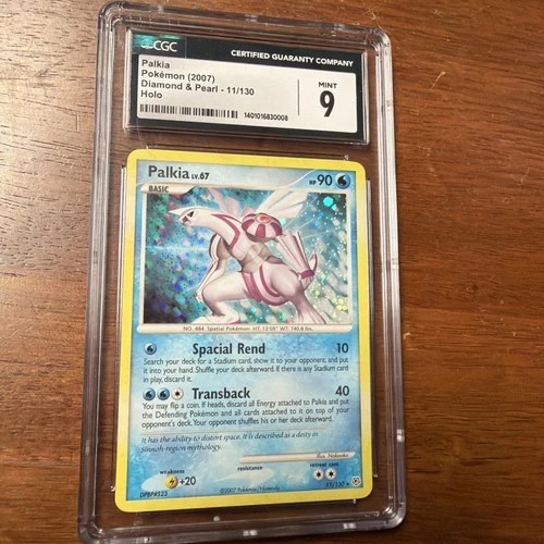 CGC 9 MINT Palkia 2007 Diamond & Pearl 11/130 Holo Pokemon Card