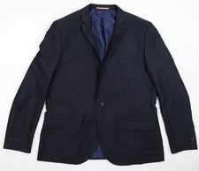 Mens UK Size 44 Ventuno 21 Regular Blue Suit Jacket