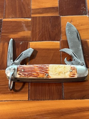 Vintage Imperial Prov. USA Boy Scout Of America BSA Pocket Knife Be Prepared