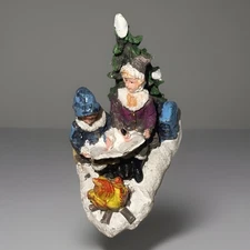 Rite Aid Home Winter Christmas Village Accessory Kids Reading By Campfire