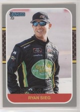 2020 Panini Donruss NASCAR Retro 1987 Silver Ryan Sieg #158 0b7