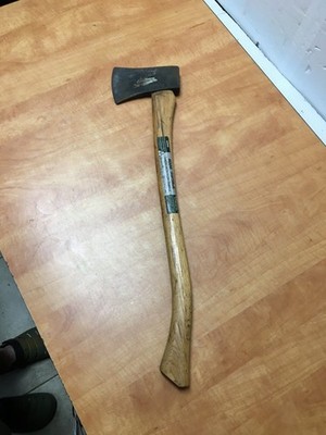 Vintage 2 1/4 Lb. Craftsman 27'' Boys Axe Original Hickory Handle Camping Axe