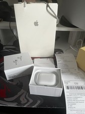 Apple AirPods Pro White In-Ear Wireless Bluetooth Earbuds with Charging Case