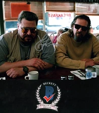 JOHN GOODMAN SIGNED THE BIG LEBOWSKI WALTER 8X10 PHOTO BECKETT BAS COA