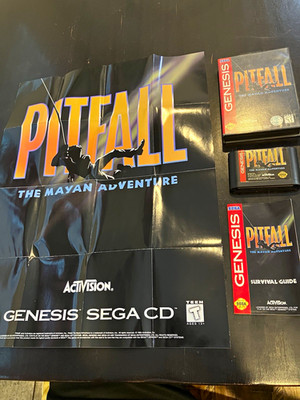 Activision Pitfall: The Mayan Adventure (Sega Genesis, 1994) NTSC T W/ Manual