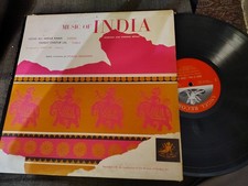 USTAD ALI AKBAR KHAN & PANDIT CHATUR LAL Music Of India LP Ragas Morning/Evening