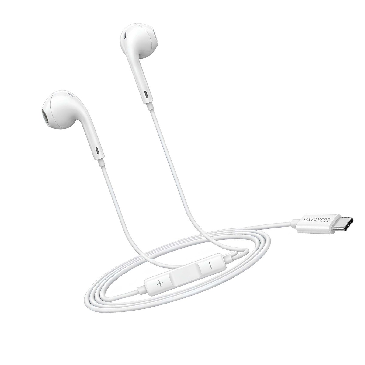 Cuffie USB-C filaires en nylon tressé conçues pour la gamme iPhone 16 Pro Max