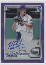 2020 Bowman Draft Chrome Picks Purple Refractor 148/250 Hunter Barnhart Auto 1o1