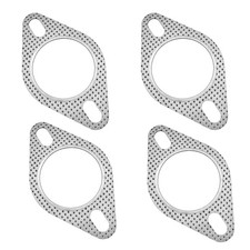 4 Pcs Car Exhaust Gasket, 2.5-Inch 2-Bolt High Temp Exhaust Manifold 4 PCS