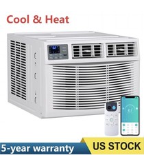 12000 Btu Window Air Conditioner With Heat Window Ac Wifi Remote App Control