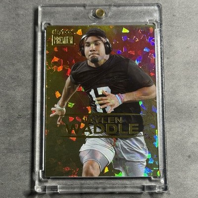 2021 Skybox Metal Universe Champions Star Topaz Jaylen Waddle Rookie RC /150 SSP